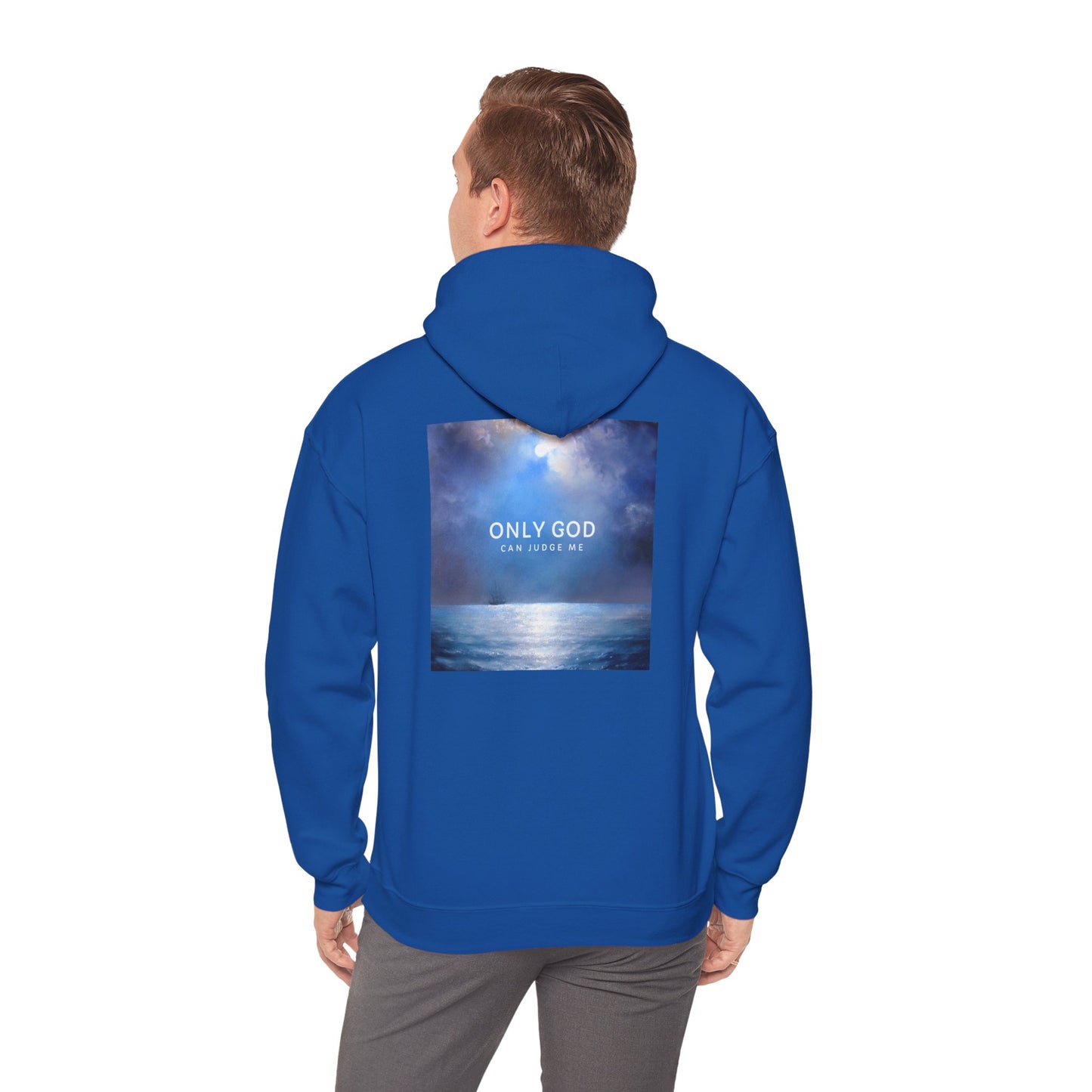 Alpha Embrace Hoodie, Unisex Sweatshirt, Cozy Gift, Spiritual Wear, Inspirational Clothing, Everyday Comfort