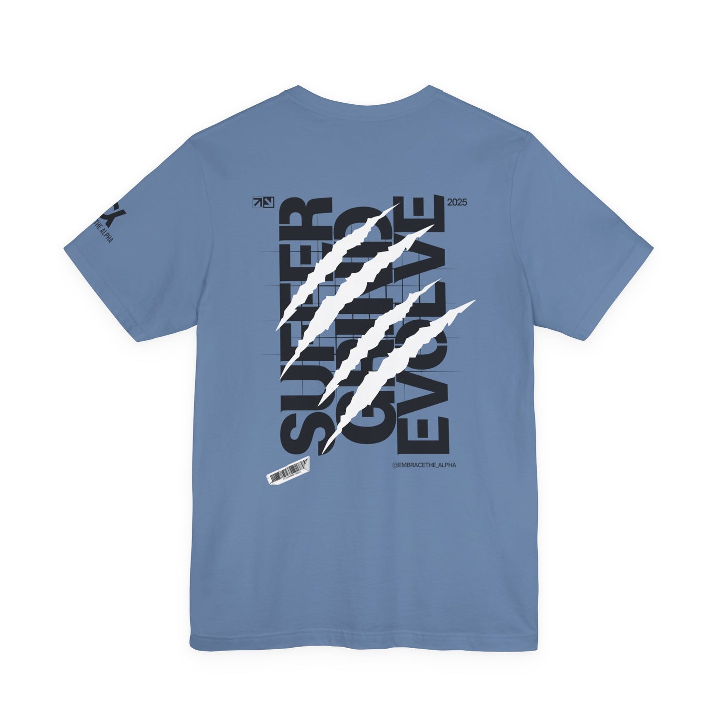 Suffer Grind Evolve Unisex Jersey Tee, Motivational T-Shirt, Gym Wear, Fitness Apparel, Inspirational