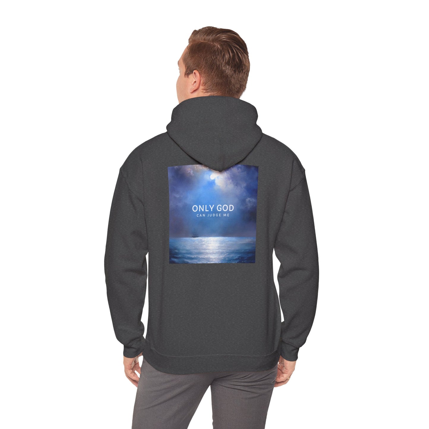 Alpha Embrace Hoodie, Unisex Sweatshirt, Cozy Gift, Spiritual Wear, Inspirational Clothing, Everyday Comfort