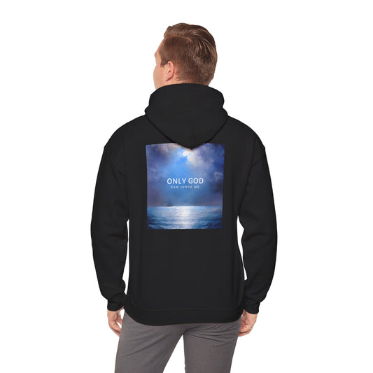 Alpha Embrace Hoodie, Unisex Sweatshirt, Cozy Gift, Spiritual Wear, Inspirational Clothing, Everyday Comfort