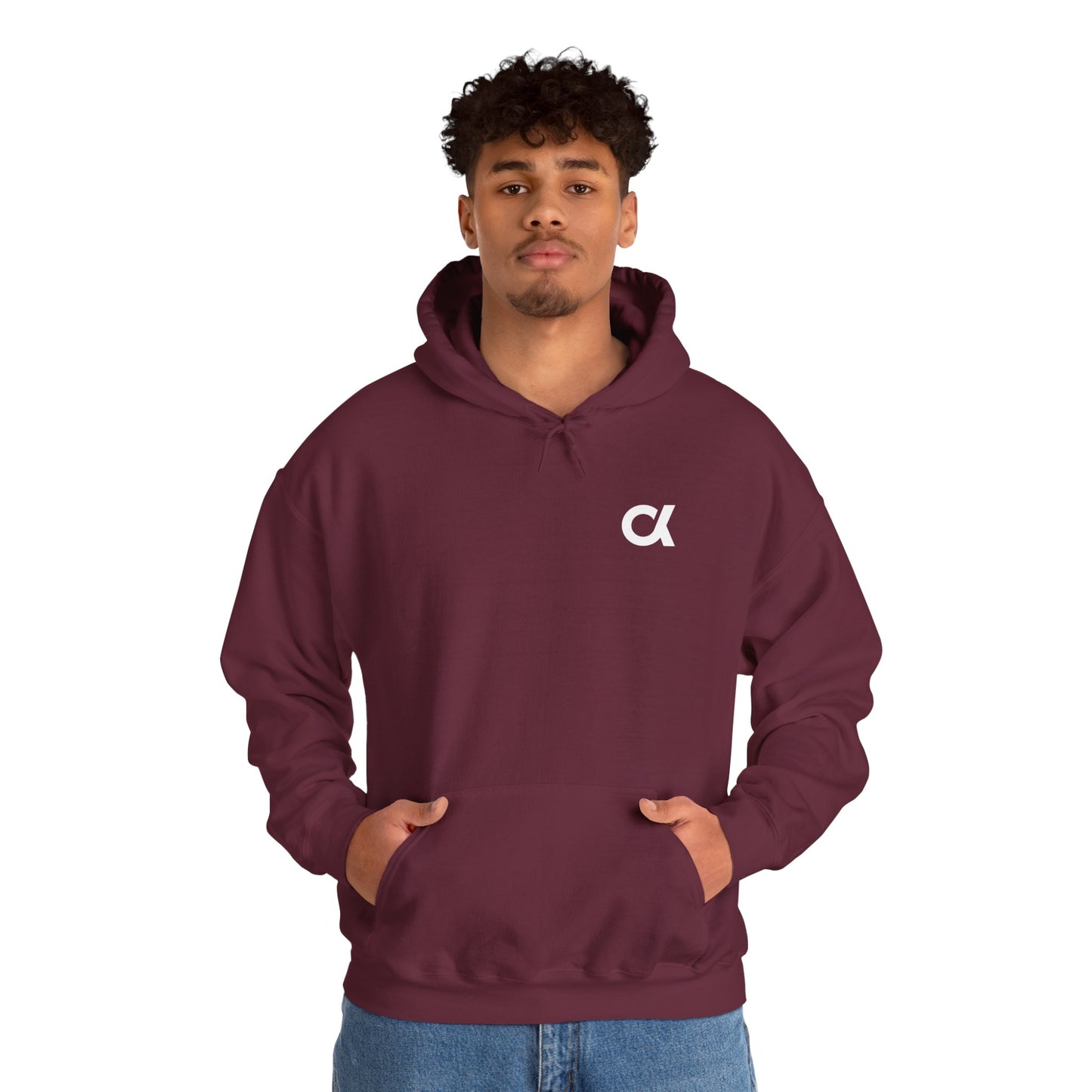 Minimalist Black Hoodie with Eye-Catching Graphic, Unisex Warm Sweatshirt for Everyday Comfort, Gift for Holidays and Friends