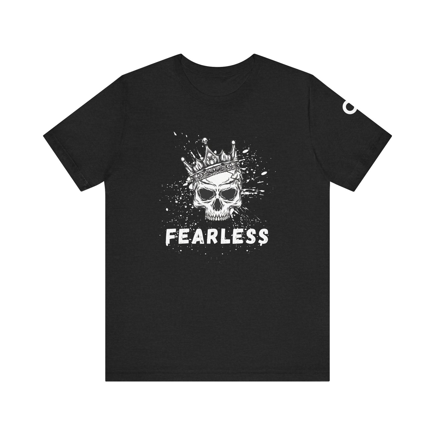 Fearless Skull Unisex Tee, Edgy Graphic T-Shirt, Cool Casual Wear, Gift for Him or Her, Perfect for Music Festivals, Streetwear