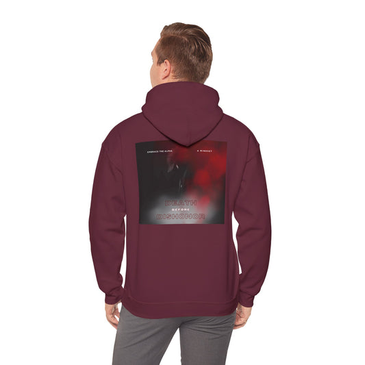 Minimalist Black Hoodie with Eye-Catching Graphic, Unisex Warm Sweatshirt for Everyday Comfort, Gift for Holidays and Friends