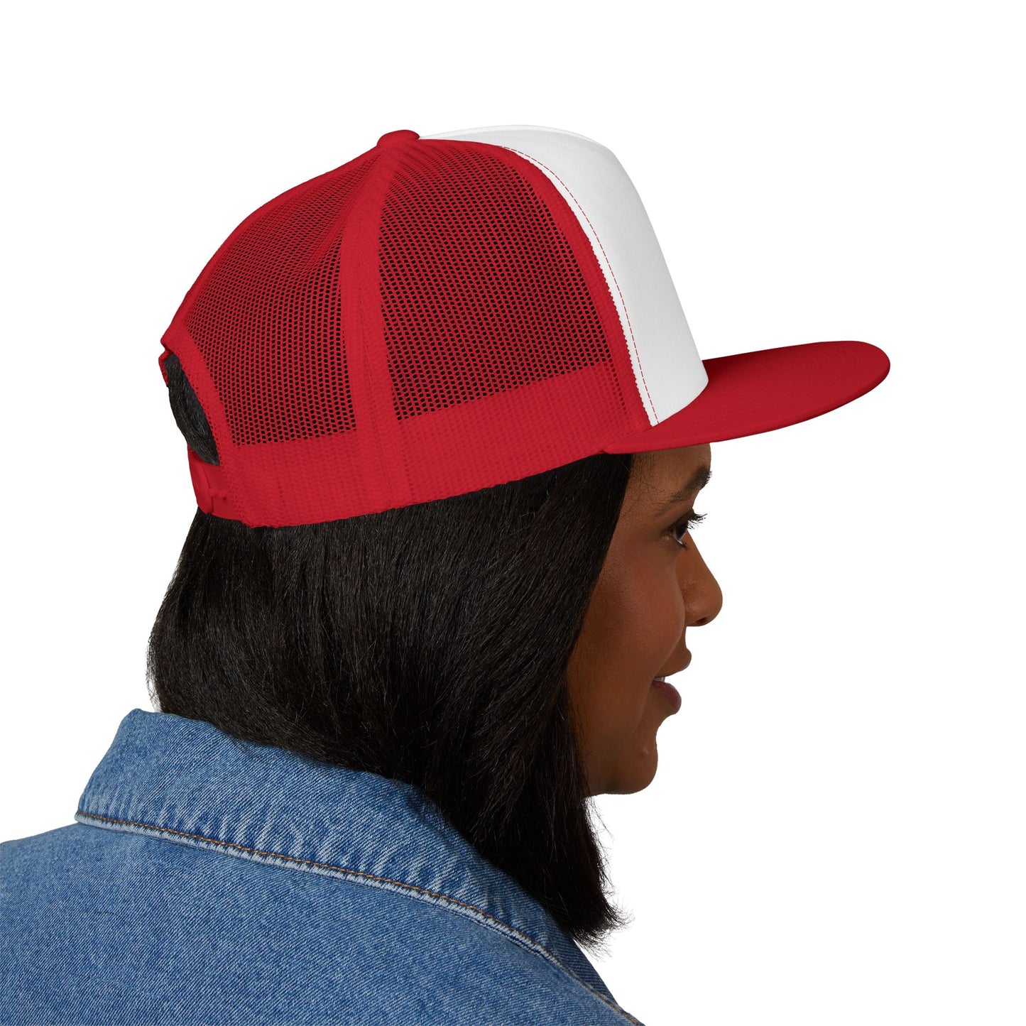 Embrace the Alpha 5 Panel Trucker Cap, Casual Hat, Adjustable Cap, Stylish Headwear for Outdoor Activities, Perfect Gift for Him