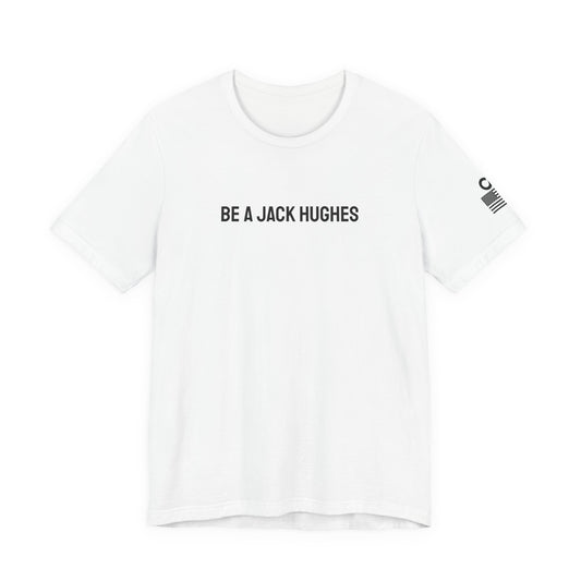 T-Shirt — "Be A Jack Hughes" Minimal Hockey Fan Tee