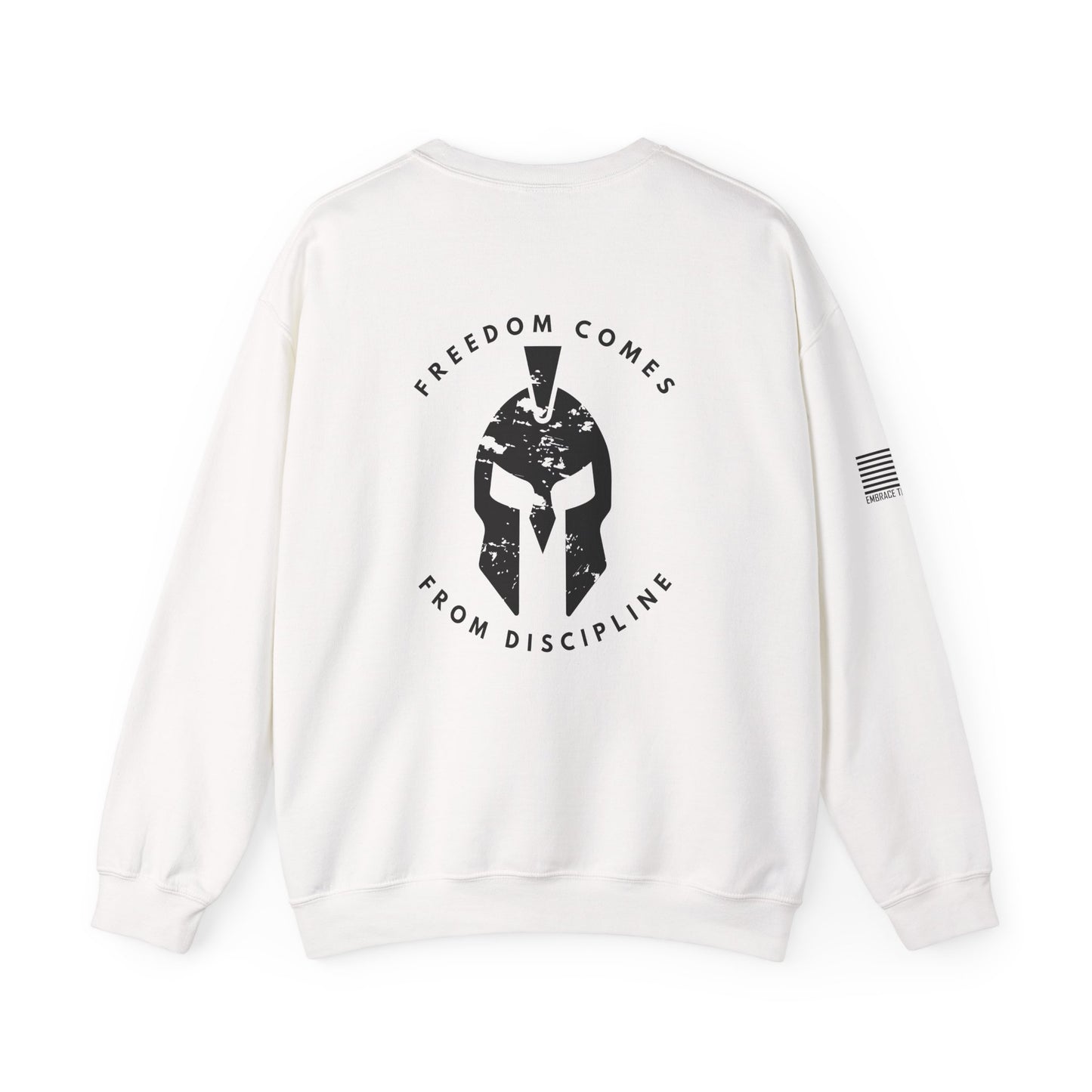 Crewneck Sweatshirt Freedom Comes from Discipline Unisex