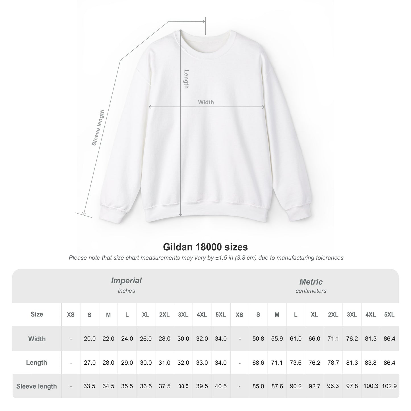 Big & Bold Heavy Blend Sweatshirt