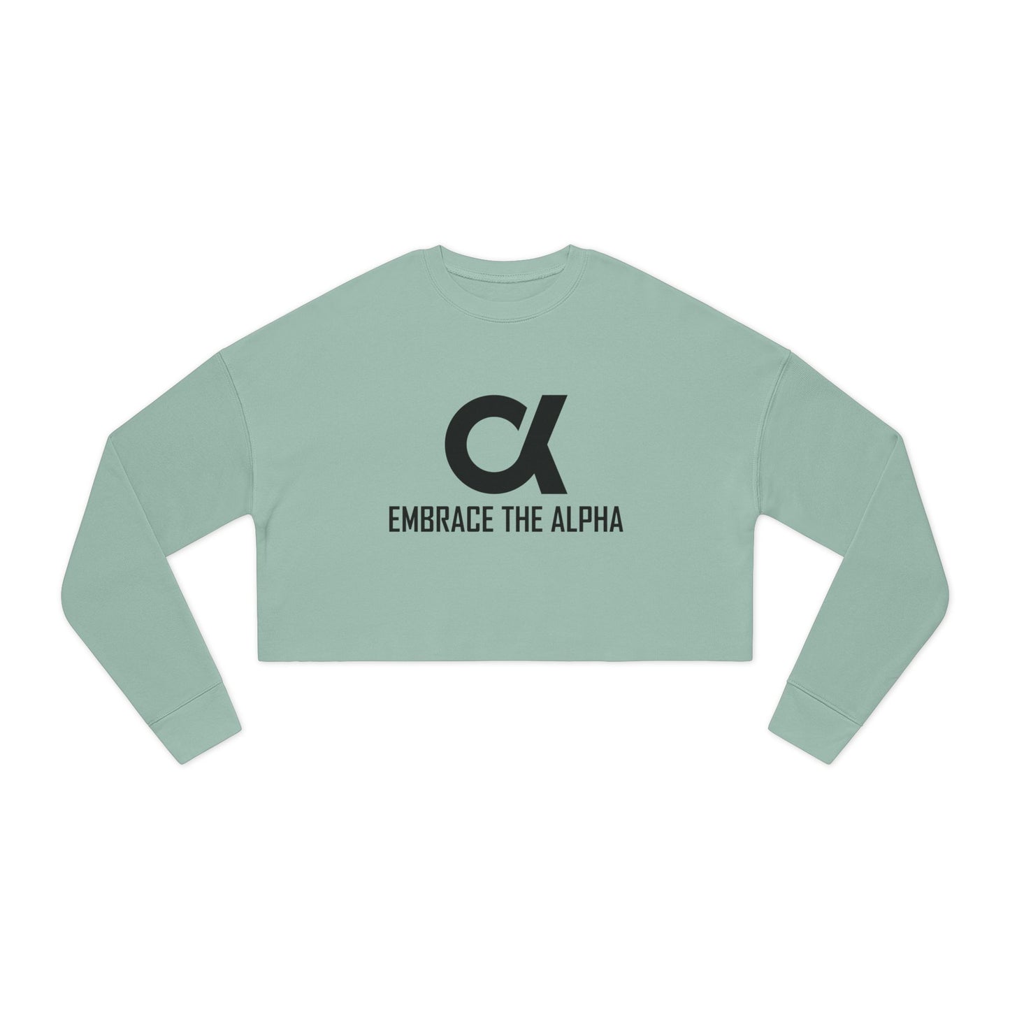 Cropped Sweatshirt - Women's Large Center Logo