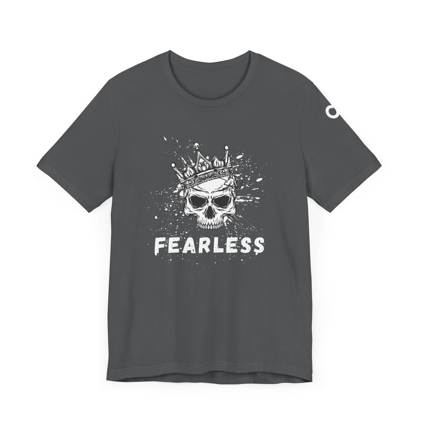 Fearless Skull Unisex Tee, Edgy Graphic T-Shirt, Cool Casual Wear, Gift for Him or Her, Perfect for Music Festivals, Streetwear
