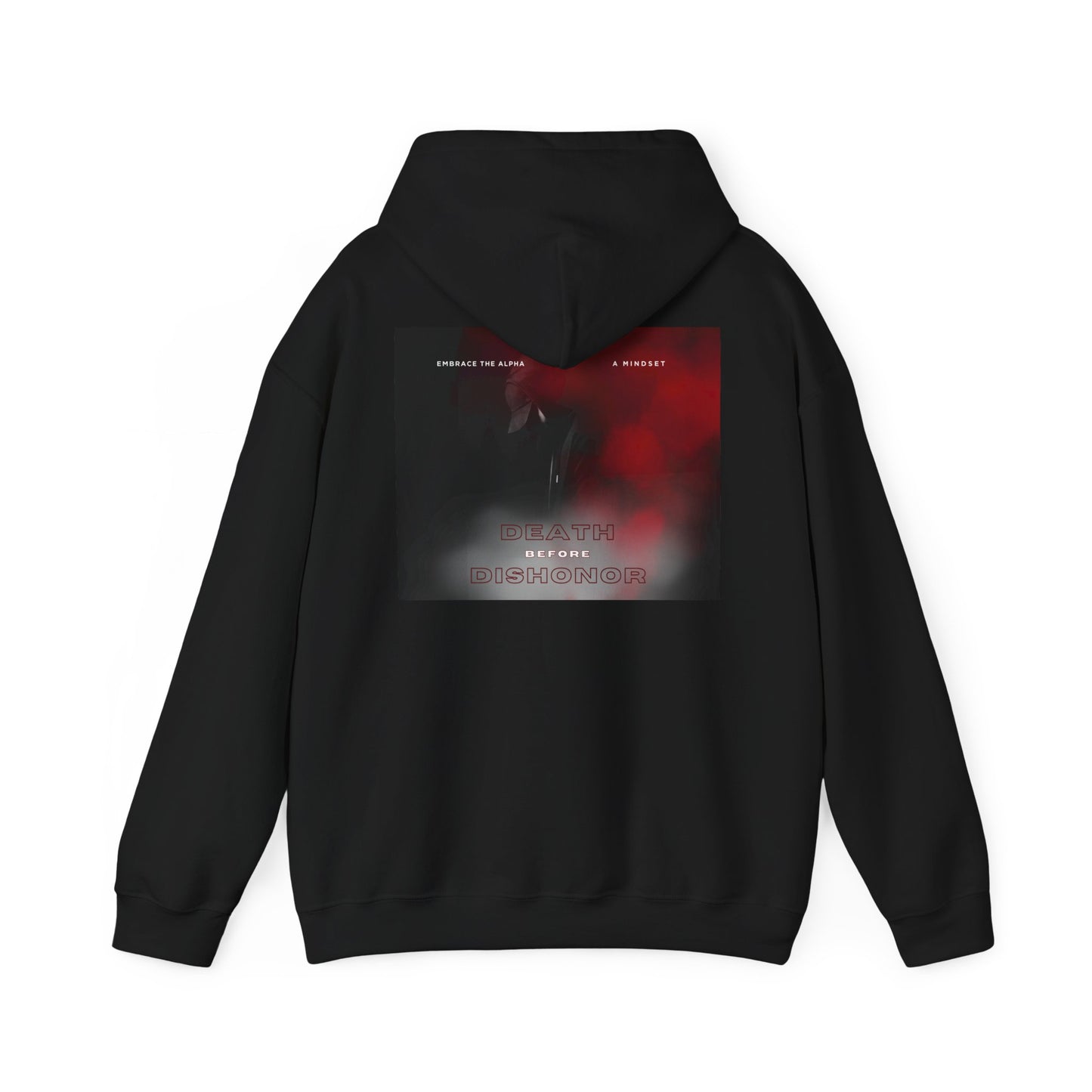 Minimalist Black Hoodie with Eye-Catching Graphic, Unisex Warm Sweatshirt for Everyday Comfort, Gift for Holidays and Friends