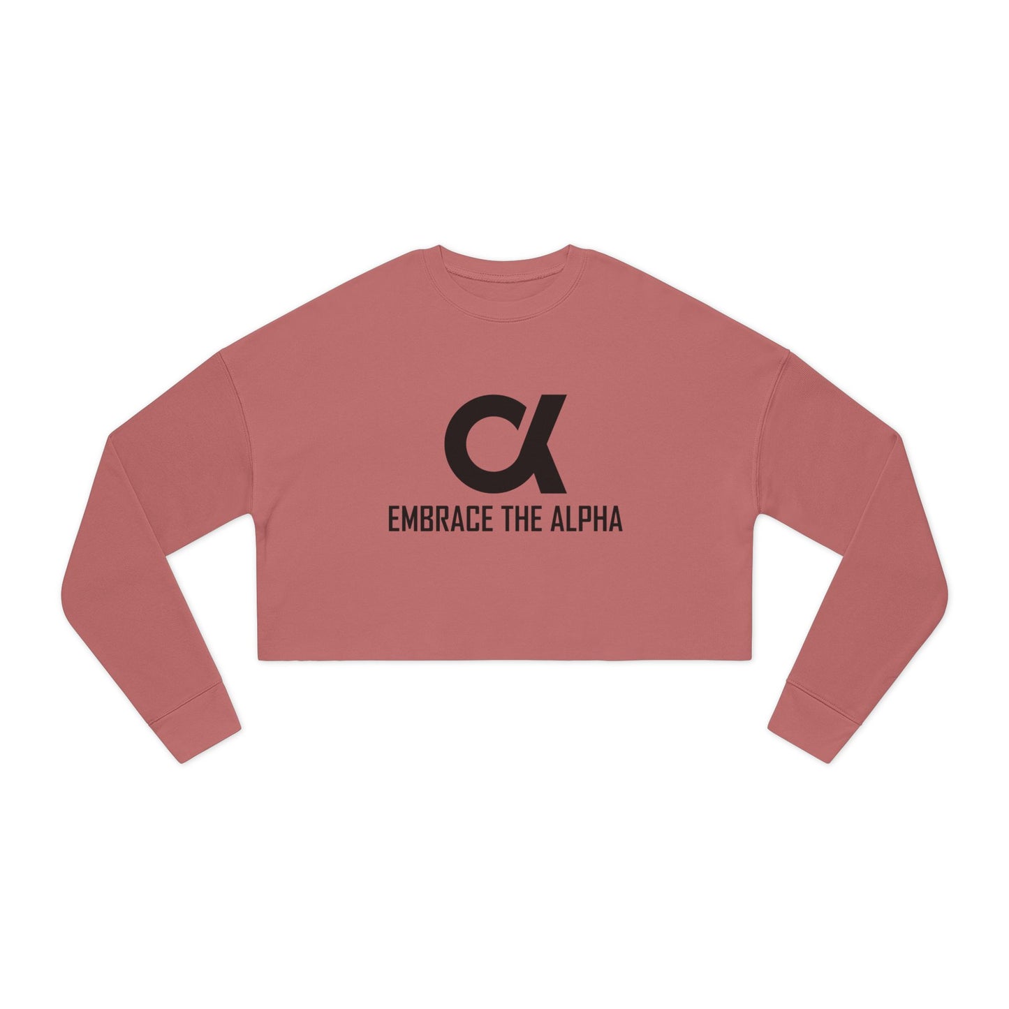 Cropped Sweatshirt - Women's Large Center Logo