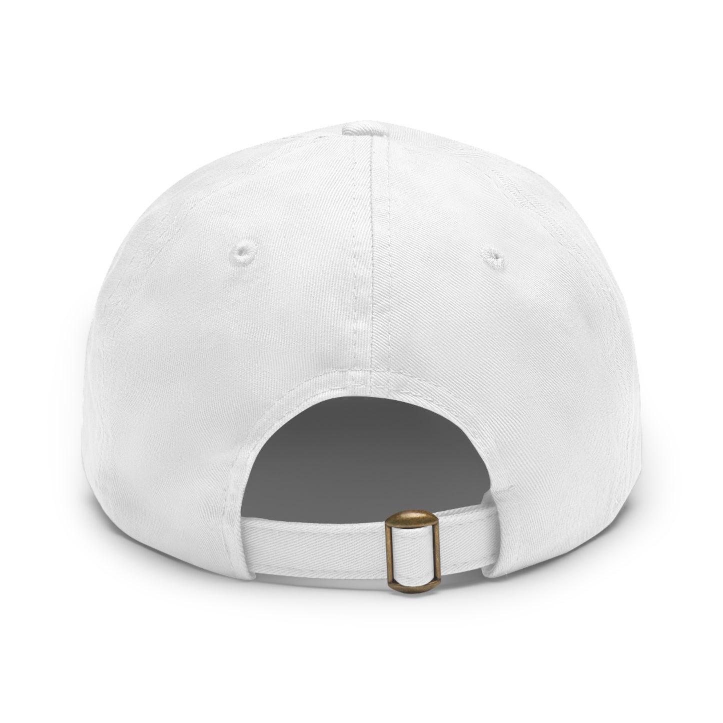 Stylish Dad Hat with Leather Patch, Casual Hat, Gift for Coffee Lovers, Hard Work Cap, Everyday Wear, Unique Fashion Accessory