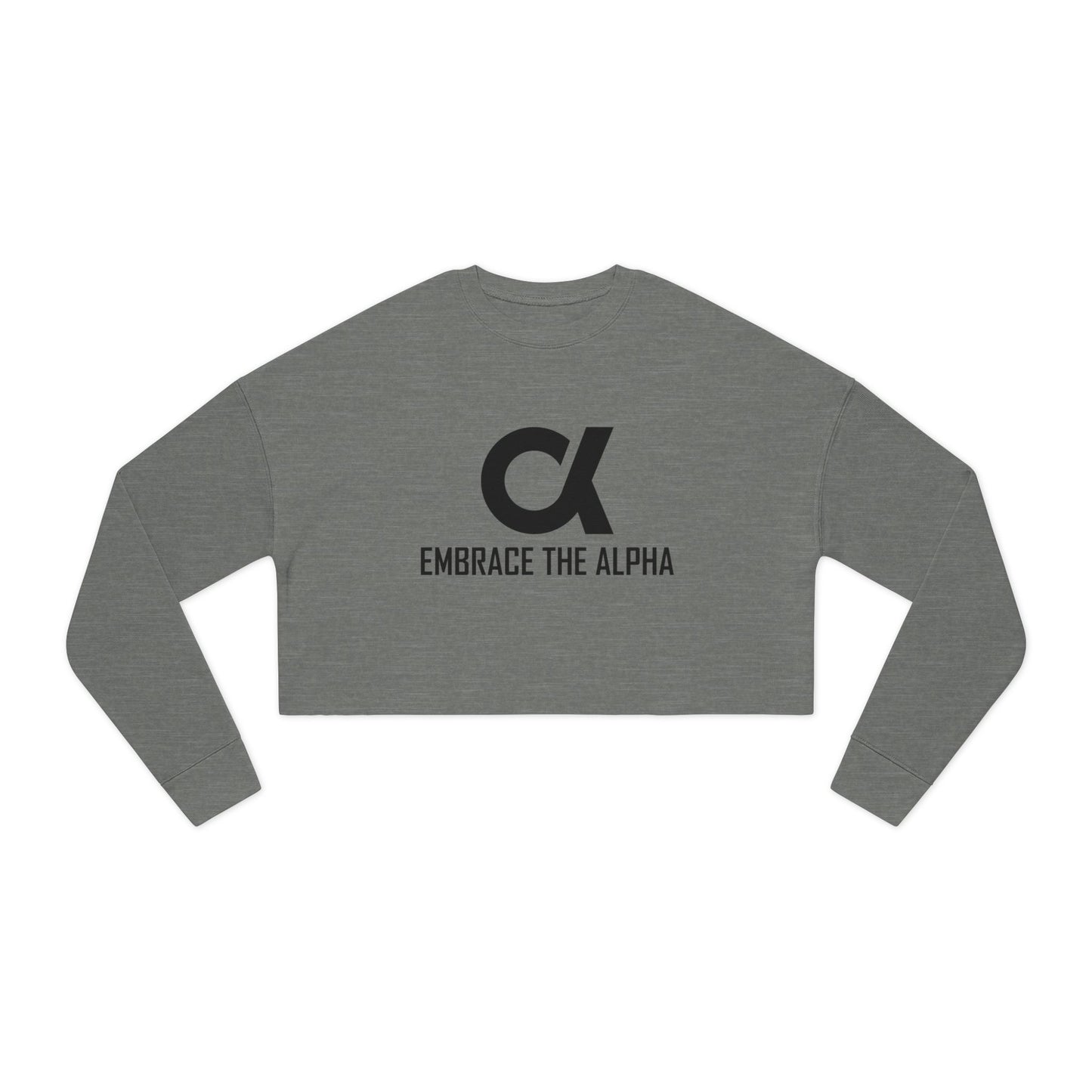 Cropped Sweatshirt - Women's Large Center Logo