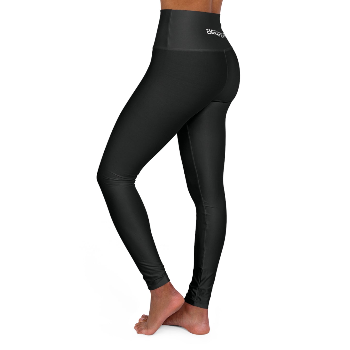 High Waisted Yoga Leggings - Embrace the Alpha, Fitness Tights, Activewear, Workout Leggings, Yoga Pants, Sport Leggings